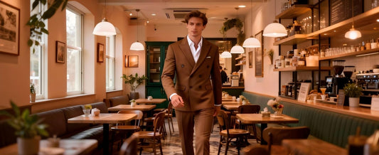 MOGU Men's Slim Fit 2-Piece Suit