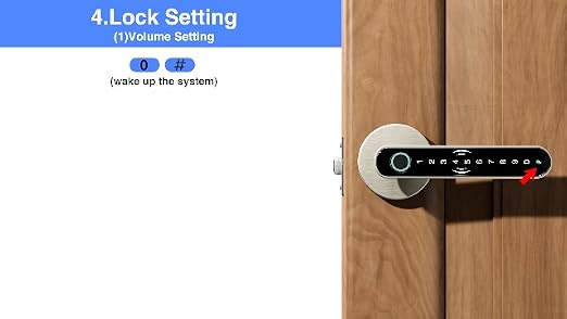 TMEZON Biometric Fingerprint & App Smart Door Lock