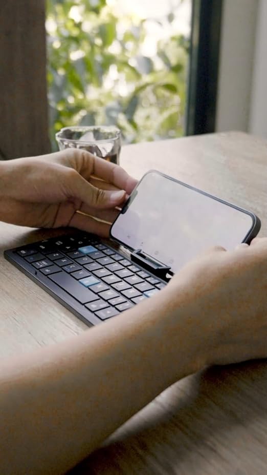 SIKAI CASE Portable Folding Mini Travel Keyboard