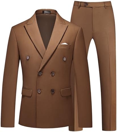 MOGU Men's Slim Fit 2-Piece Suit