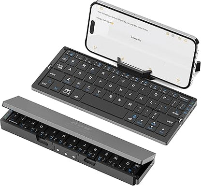 SIKAI CASE Portable Folding Mini Travel Keyboard