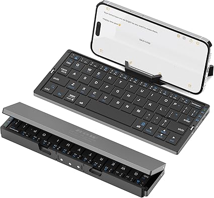 SIKAI CASE Portable Folding Mini Travel Keyboard
