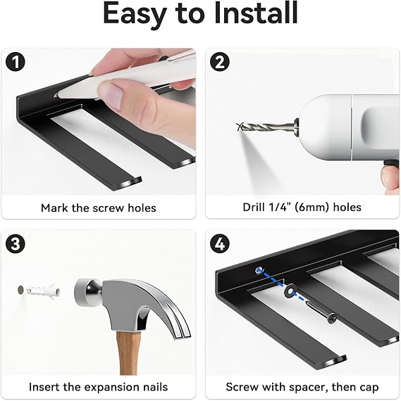 Wall-Mounted Storage Organizer for Gym Gear & Bands
