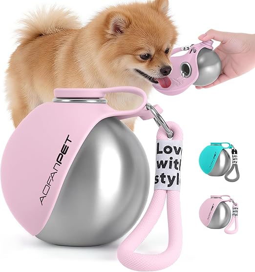 Portable Stainless Steel Pet Water Dispenser