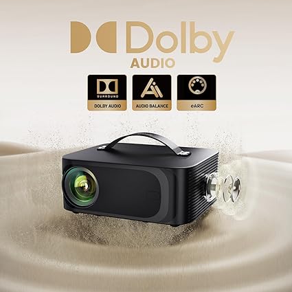 ONOAYO 4K WiFi Bluetooth Projector with Dolby Audio