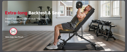FLYBIRD 800LBS Foldable FID Weight Bench