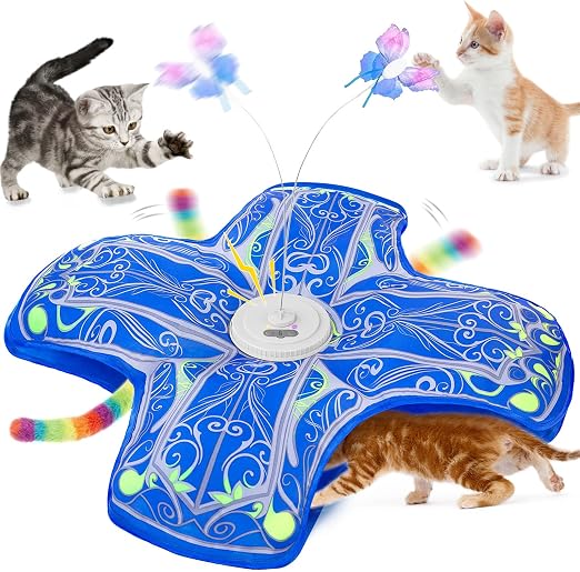 Rechargeable Fluttering Hide & Seek Cat Toy