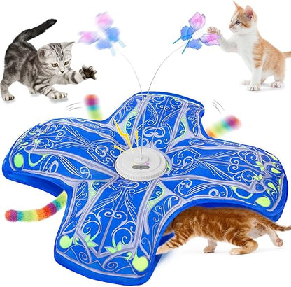 Rechargeable Fluttering Hide & Seek Cat Toy