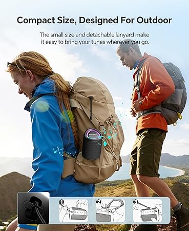 Dynamic Light Portable Travel Speaker