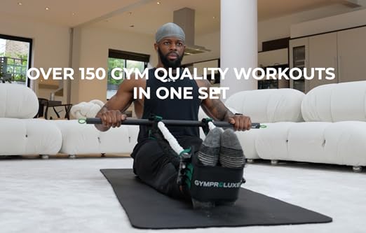 Gymproluxe™ All-In-One Portable Gym | 200lbs Resistance Bar Set