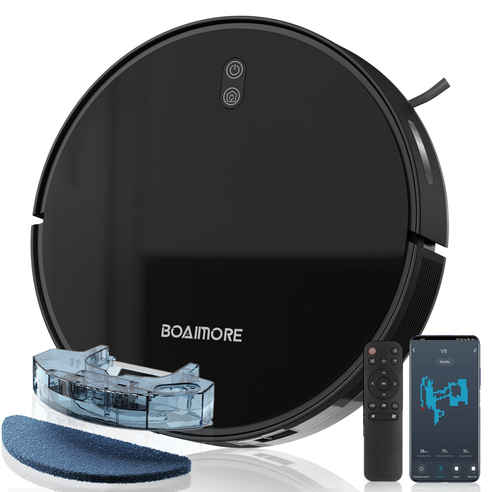 Smart 6000Pa Robotic Vacuum Mop for Pet Hair