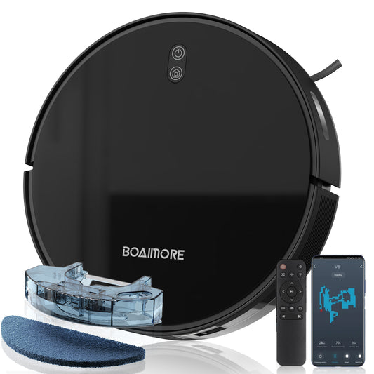 Smart 6000Pa Robotic Vacuum Mop for Pet Hair