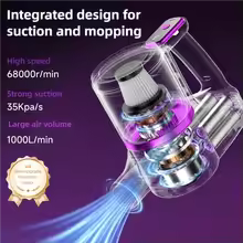 TINSOL Smart Wireless Vacuum Cleaner with Integrated Mopping